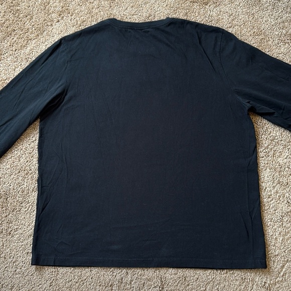 Polo Ralph Lauren Black Long Sleeve Graphic Tee Alaska Mail Dog Team Logo Print - Picture 8 of 8